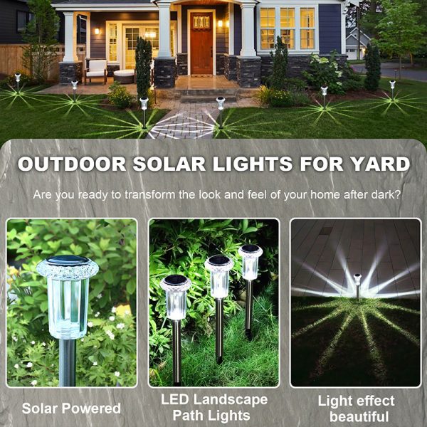 Solar White Led Lawn Lamp Scenic Spot Decoration - Image 3