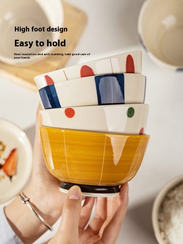 Ceramic Bowl Household Rice Bowl - Image 7