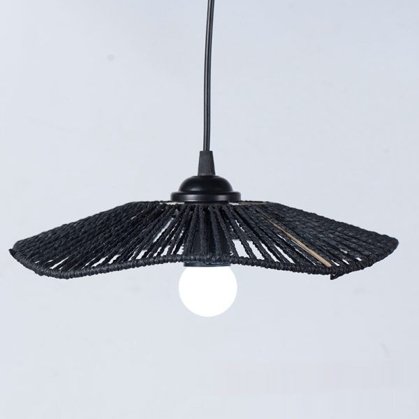 Paper String Rattan-like Lighting Lampshade - Image 2