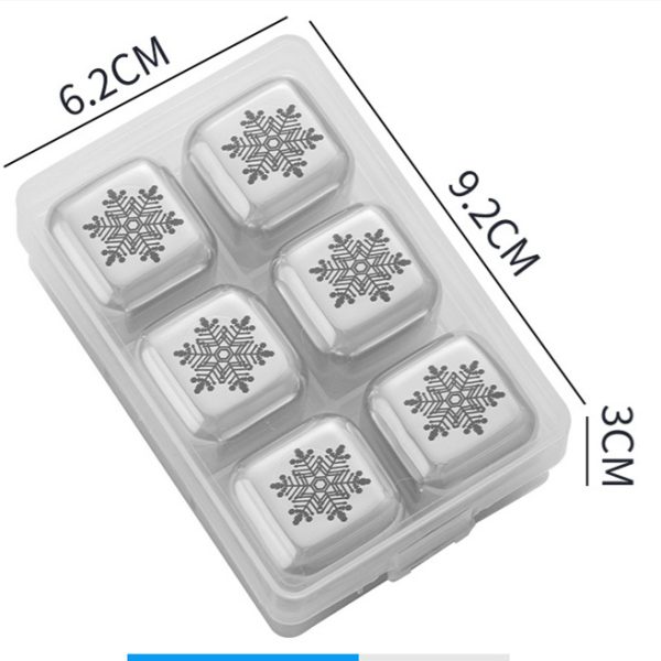 Foreign Wine Beer Whiskey Ice Tartar Set Bar Home Metal Ice Grain - Image 10