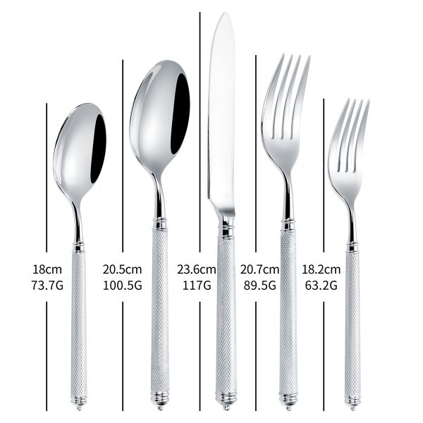 304 Stainless Steel Knife, Fork And Spoon Set - Image 8