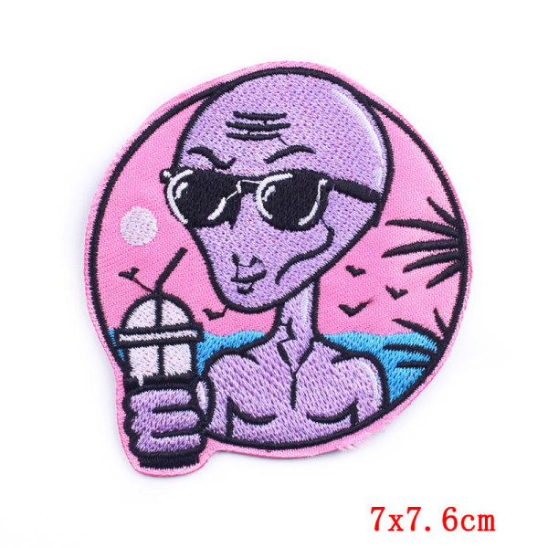 Alien Embroidery Cloth Patch Computer Clothing - Image 4