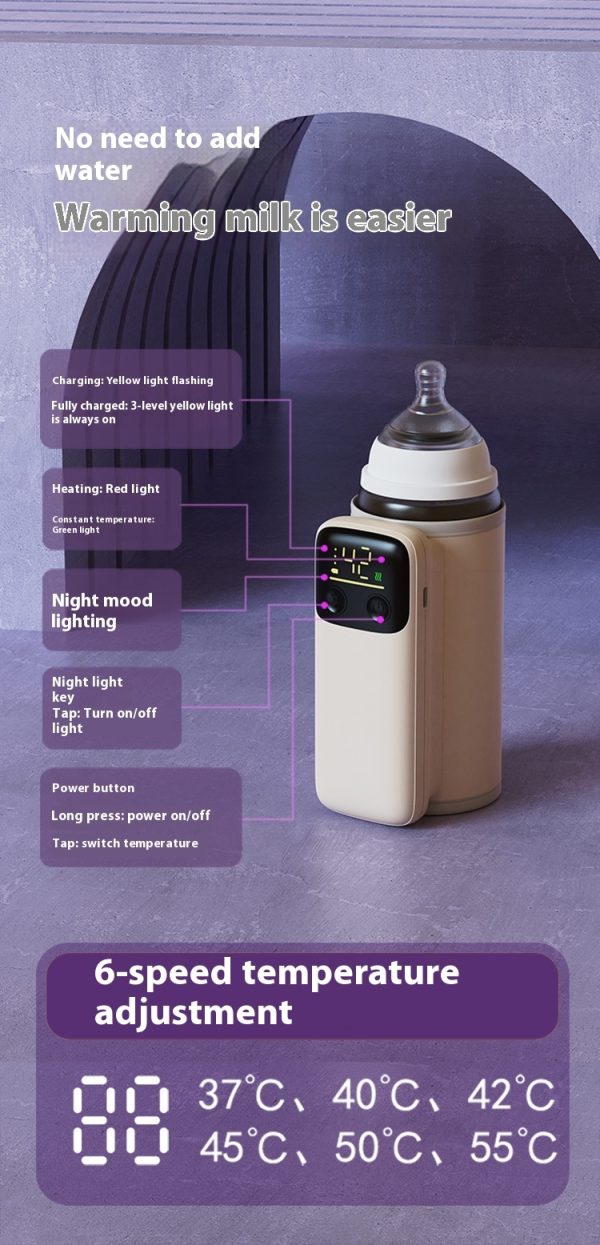 Baby Bottle Insulation Cover Universal Heating Constant Temperature Milk Warmer - Image 7
