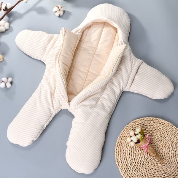 Newborn Baby Holding Quilt Sleeping Bag - Image 4