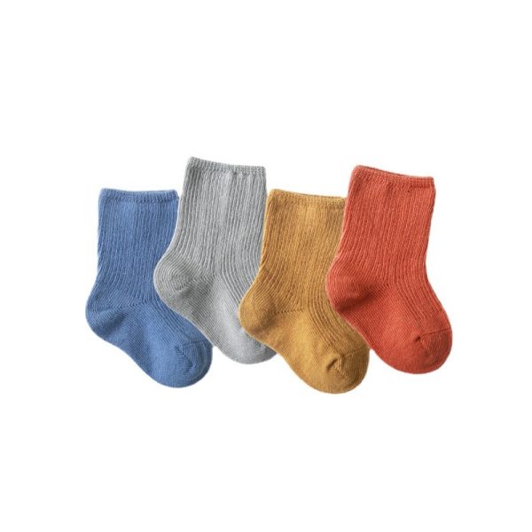 Baby  Autumn New Style Non-tight Leg Socks Pure Color - Image 2