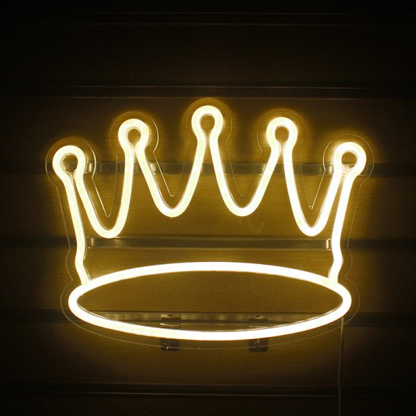 Net Celebrity Atmosphere Glow Crown Neon - Image 4