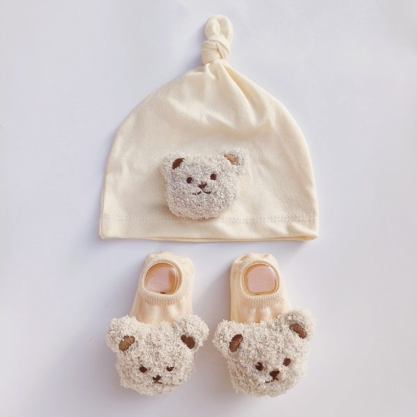 Spring Baby Boys And Girls Socks Hat Suit - Image 6