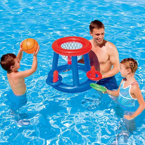 Outdoor Swimming Pool Accessories Inflatable Ring Throwing Ferrule Game Set Floating Pool Toys Beach Fun Summer Water Toy - Image 2