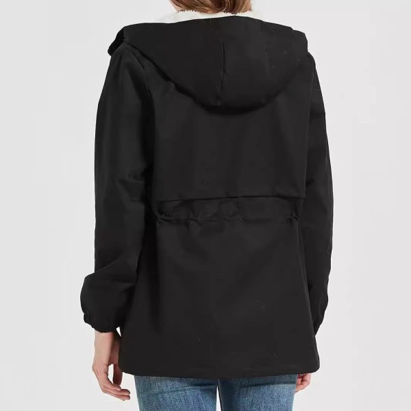 Korean Casual Loose Overcoat Fashionable Thickened Mid-length Cotton Clothing Coat - Image 3