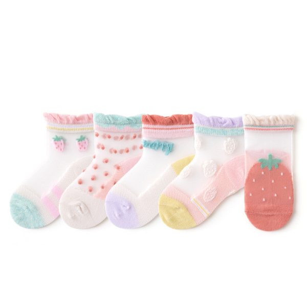 Children's Socks Baby Glass Wool Boys And Girls - Image 5