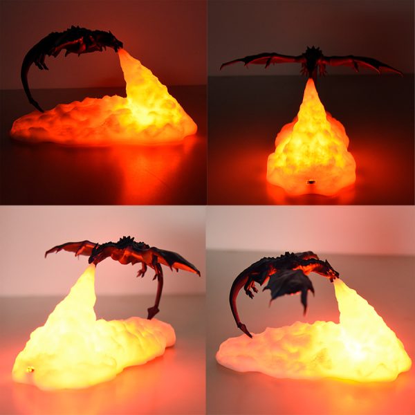 LED Rechargeable Table Lamp Gift Magic Dragon - Image 2