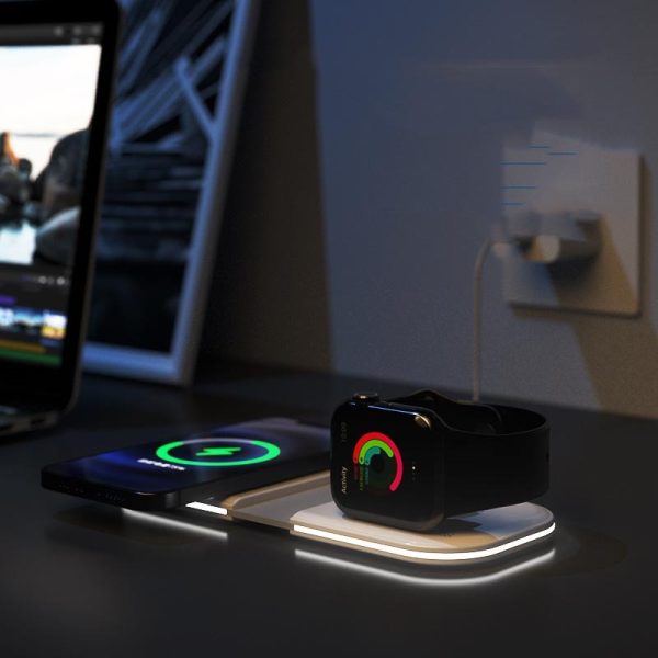 Folding Dual Magnetic Desktop Wireless Charger - Image 2