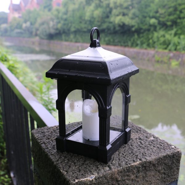 Outdoor Solar Swing Candle Lantern - Image 3