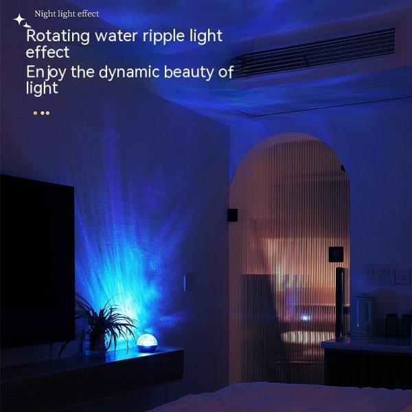 Rotating Water Ripple Small Night Lamp Creative - Image 2