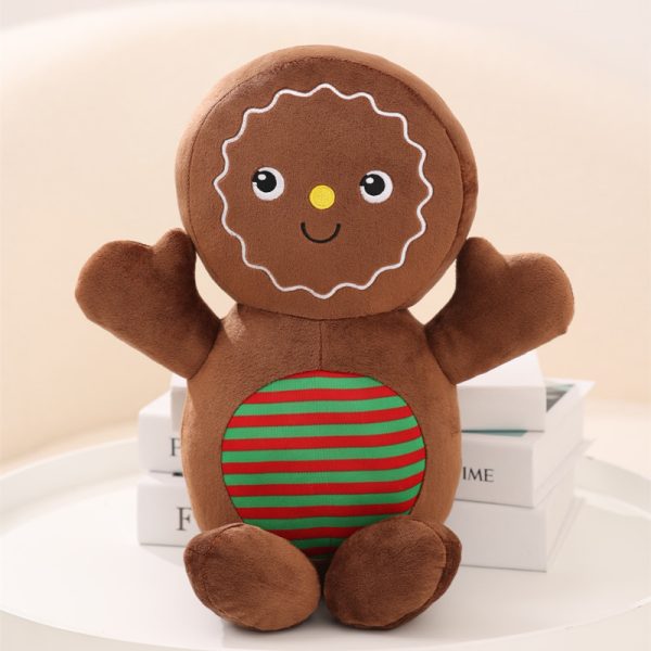 Christmas Gingerbread Man Pillow Christmas Tree Cushion - Image 3