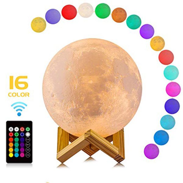 3D Printing Moon Night Table Lamp Chinese Valentine's Day Gift - Image 2