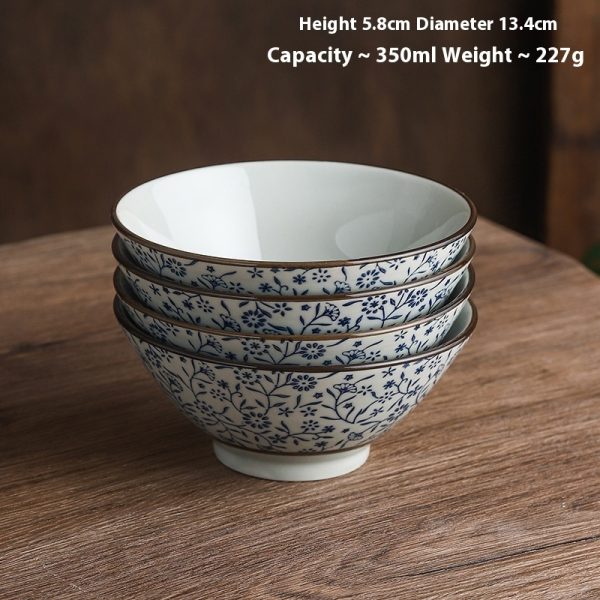 Home Homemade Underglaze Retro Ceramic Bowl - Image 10