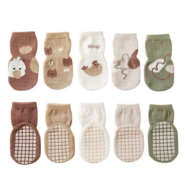 Baby Autumn And Winter Non-slip Glue Bottom Non-slip Socks Tube Socks - Image 2