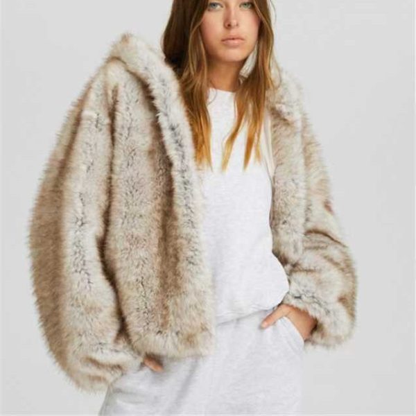 European And American Warm Artificial Fur Coat - Image 5