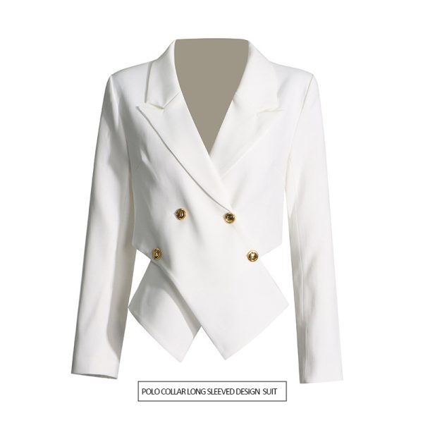 Elegant Elegant Style Long Sleeve Small Suit - Image 3