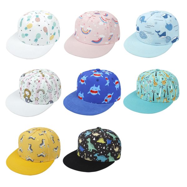 Children's Baseball Flat Brim Boys Europe And America