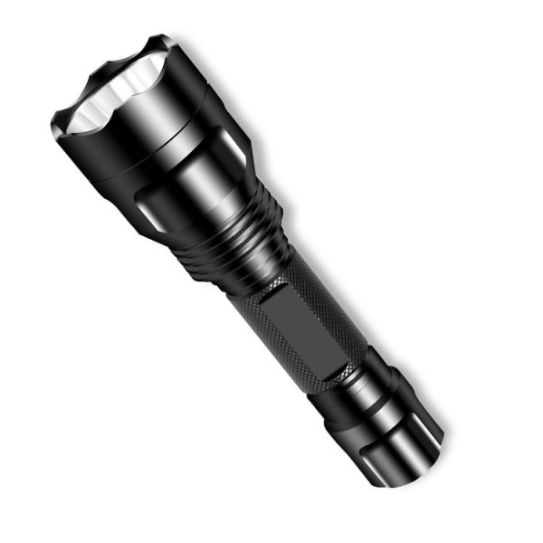 Aluminum Alloy Rechargeable Fixed Focus Emergency Outdoor Riding Long-range Shot Waterproof Led Flashlight - Image 3
