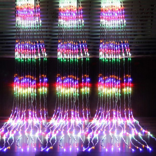 Outdoor Background Layout Of Net Lights And Water String Lights - Image 2