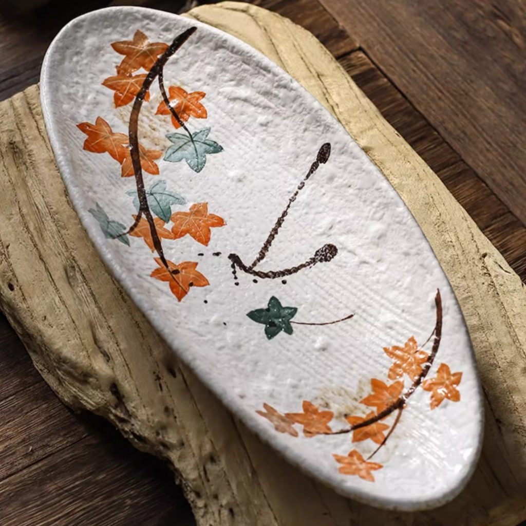 Creative Cuisine Sashimi Sushi Plate Ceramic Tableware