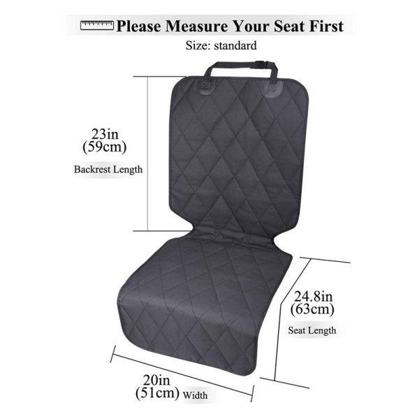 Waterproof Oxford Mat Front Rear Seat Cover Protector Cotton Inside Mat Anti Scratch For Cat Dog Pet Carrier Pet Supplies - Image 2