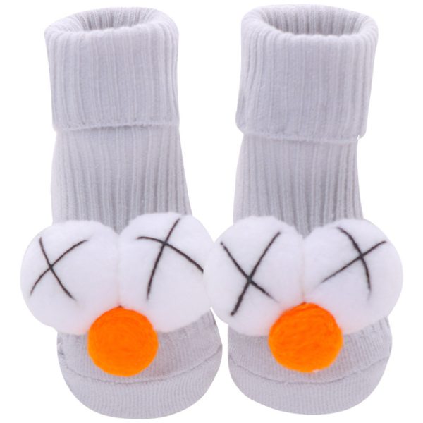 Newborn Baby Double Needle Non-slip Not Feel Tight With Feet Room Socks - Image 4