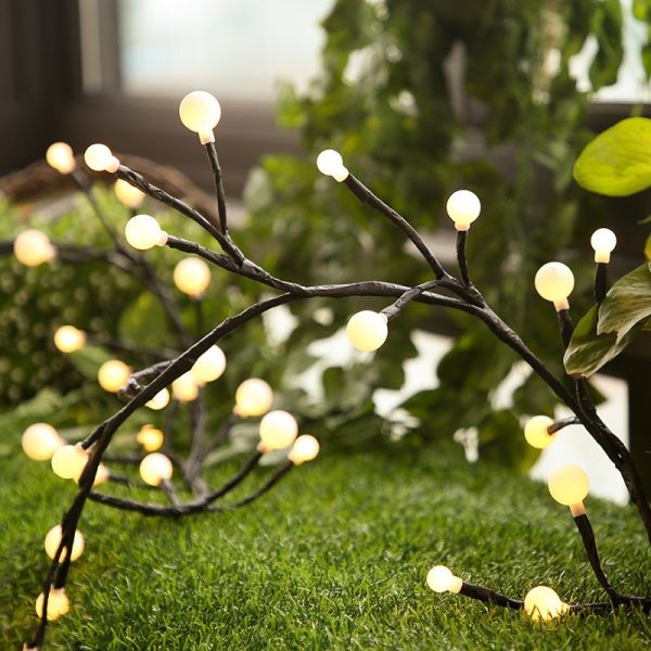 Low Pressure Branch Rattan String Warm Light - Image 3