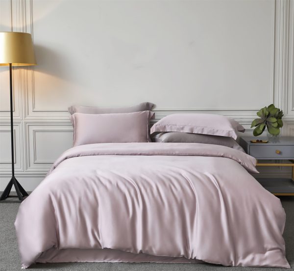 Tencel Double-sided Pure Blue Fine Tencel Simple Silky Smooth Bed Products - Image 9