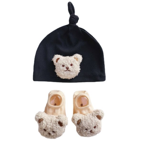 Spring Baby Boys And Girls Socks Hat Suit - Image 9