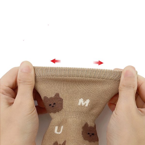 Children's Mid-calf Cute Cartoon Non-slip Dotted Rubber Floor Socks - Image 3