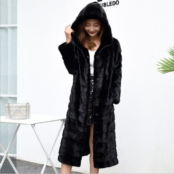 Fur Long Coat Thickened Warm - Image 6