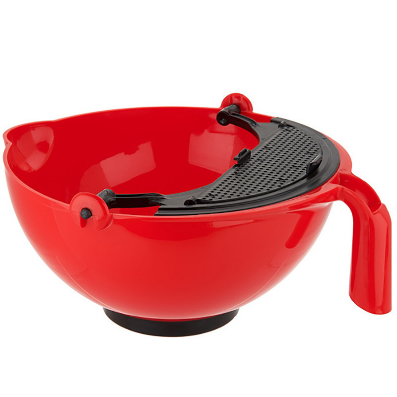 Fruit And Vegetable Cleaning And Draining Tool 360 Degree Rotating Kitchen Drainer