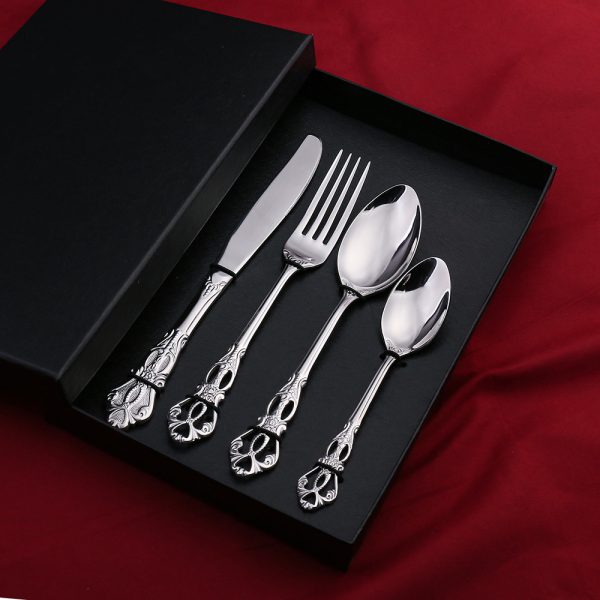 Stainless Steel Western Food Tableware Set Steak Knife And Fork Gift Box Steak Knife, Fork And Spoon - Image 9