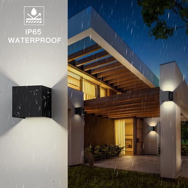 LED Outdoor Light With Motion Detector Up Down Outside Inside Sensor Outdoor Lamp - Image 3