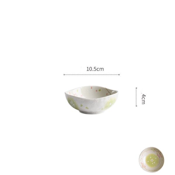 Salad Dishes Soup Bowl Noodle Bowl Household Ceramic Tableware Dessert Fruit Plate - Image 6