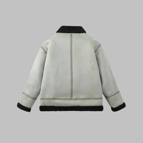 Fur Lapel Cotton Coat Jacket - Image 2