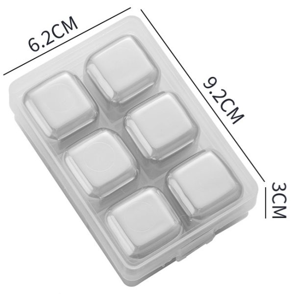 Foreign Wine Beer Whiskey Ice Tartar Set Bar Home Metal Ice Grain - Image 8