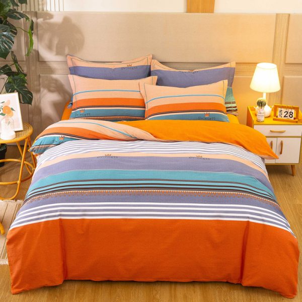 Cotton Winter Linen Quilt Cover Bedding Set - Image 10