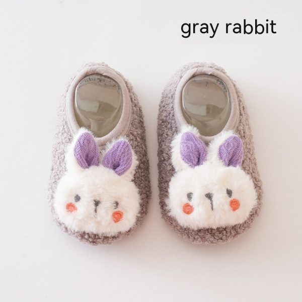 Cute Rabbit Autumn And Winter Room Socks - Image 5