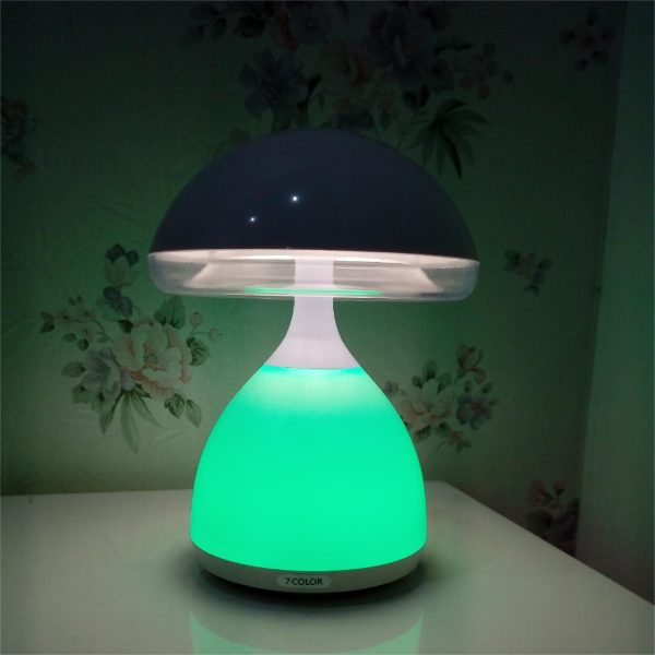 Color Dimming Rechargeable Bedside Mushroom Lamp - Image 2