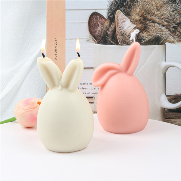 Handmade Diy Silicone Rabbit Candle Mold - Image 5