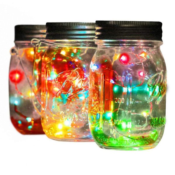 Solar Mason Jar  Light Decoration Mason Jar Light Outdoor Hanging Light Mason Jar Light String - Image 5