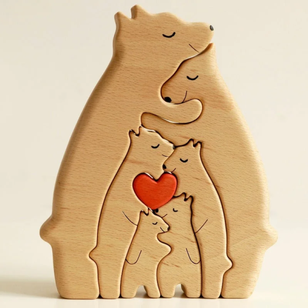 Home Fashion DIY Wooden Puzzle Ornament - Image 6