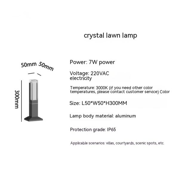 Outdoor Lawn Lamp Waterproof LED Landscape - Image 9