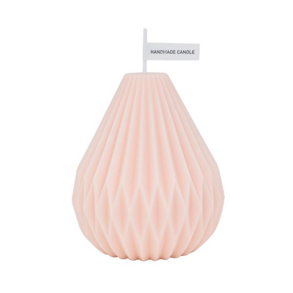 Nordic Style Geometric Lines Pear Shaped Aromatherapy Candles - Image 3