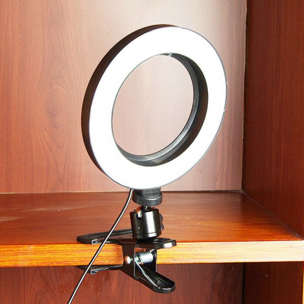 Live Ring Light Fixing Clip 6-10 Inch Selfie Light Beauty Light Desktop Anchor Net Red Bracket Mini Fill Light - Image 2